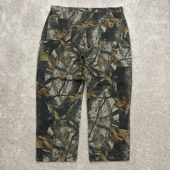 Carhartt B158 CMO RealTree Men's Size 42x30 Camo Dungaree Fit Pants - Picture 3 of 12